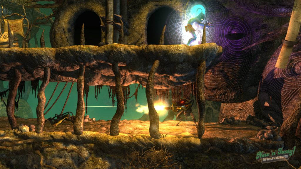 platforming in oddworld